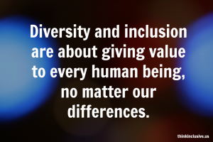 Diversity and Inclusion quote