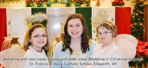 Adrienne and sisters, St. Francis of Assisi